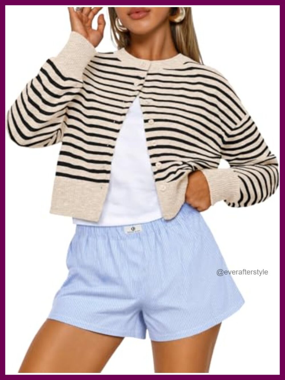 Cropped Cardigan Women Buttery Soft Knit Long Sleeve Button